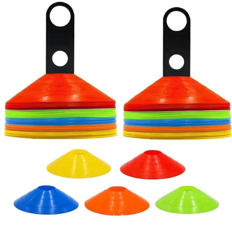 12pcs Professional Pan Cone Obstacle Avoidance Training Equipment - Children's Football Roller Skating Agile Sports Props