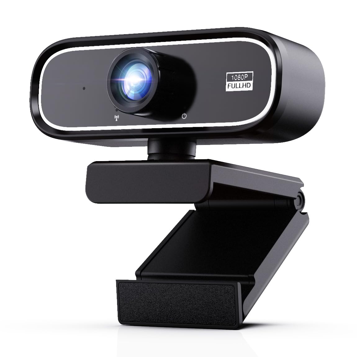 

Biligo Webcam Webcam 1080P Full HD 2 Megapixels Ultra Wide Angle Lens Automatic Light Adjustment Long Range Microphone Compatible with Web Video