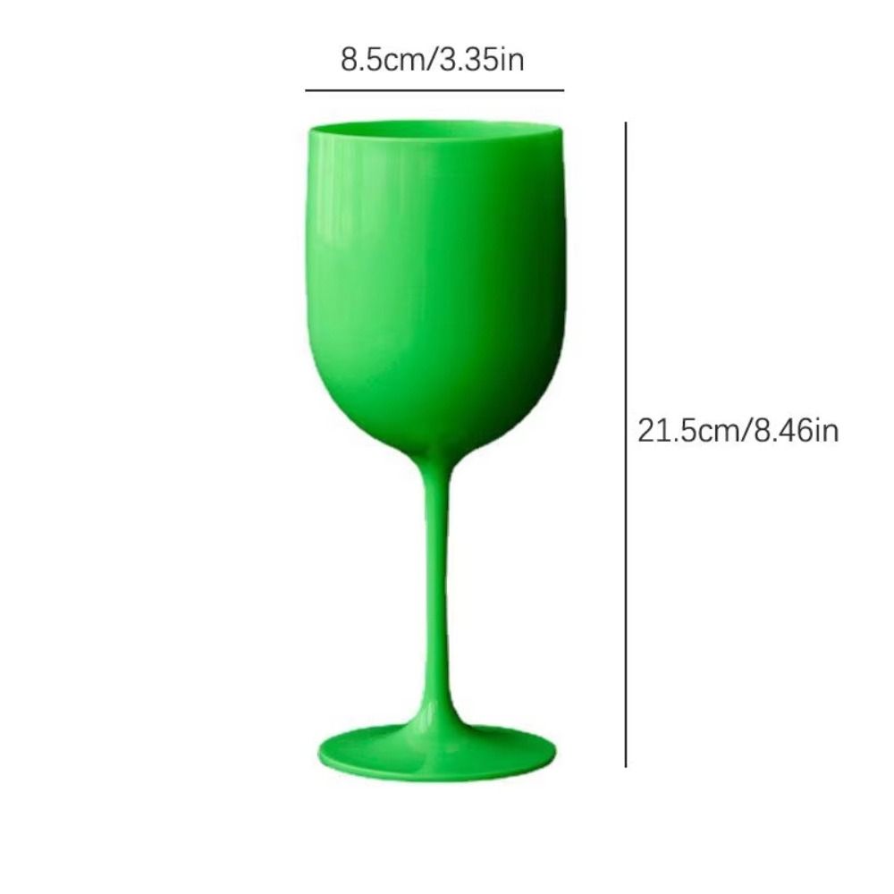 PP Plastic Material Plastic Wine Glasses Dishwasher-safe Champagne Glasses  Party Supplies