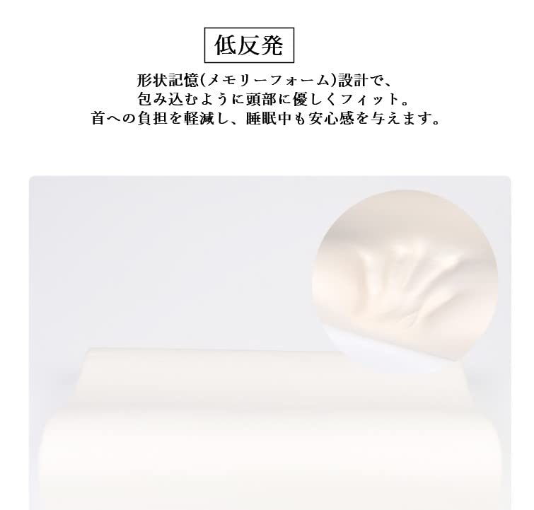 Rita Pro Shop Memory Foam Pillow, Wave-Shaped, for a Comfortable Sleep, Relieves Shoulder and Neck Stiffness, Prevents Snoring, Ergonomic Design,