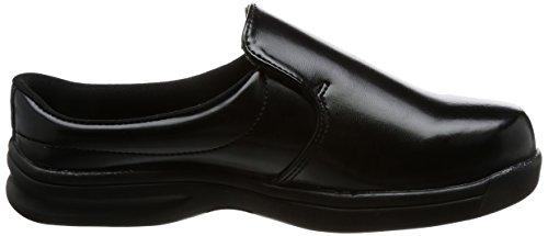Nosacks GKZ-B Men's Chef Shoes, Lightweight, Slip-Resistant, Grip King Clog Type, Black, Size 21.5cm