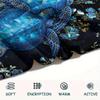 1Pc Turtles Octopuses Print Flannel Blanket, High quality Comfortable for All Seasons, Home Decor, Warmth and Comfort, Perfect for Gifts