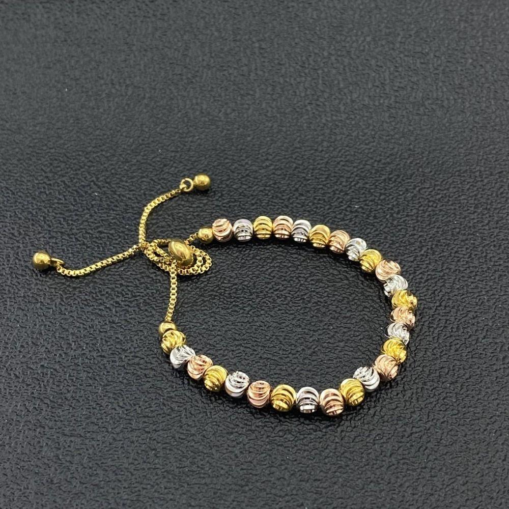 New Style Flower Bead Bracelet Colorful Wrist Adornment Watermelon Bead Bracelet  Women