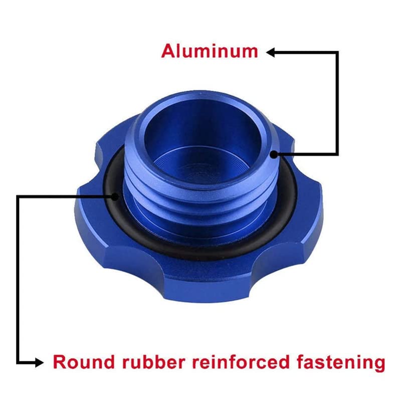 BADASS SHARKS Aluminum Cap Tank Cap Car Accessories Civic Subaru Impreza Sti Multicolor