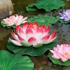 Artificial Lotus Leaf Water Lily for Pond, Fish Tank Decoration, Landscaping, or Buddha Ornaments