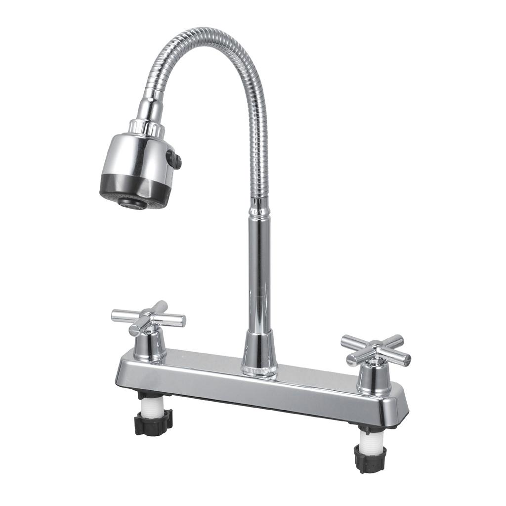 Kitchen Sink Faucet Professional Modern Simple Style Cold Hot Dual Use Basin Mixer Tap for Kitchen