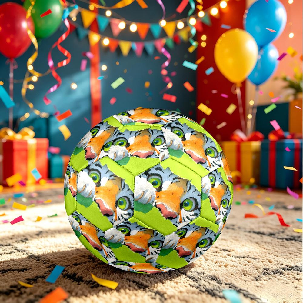 1pc Tiger Through Size 5 Soccer Ball Professional Match Training Football Indoor &Outdoor Sports Ball Lightweight Durable C65181