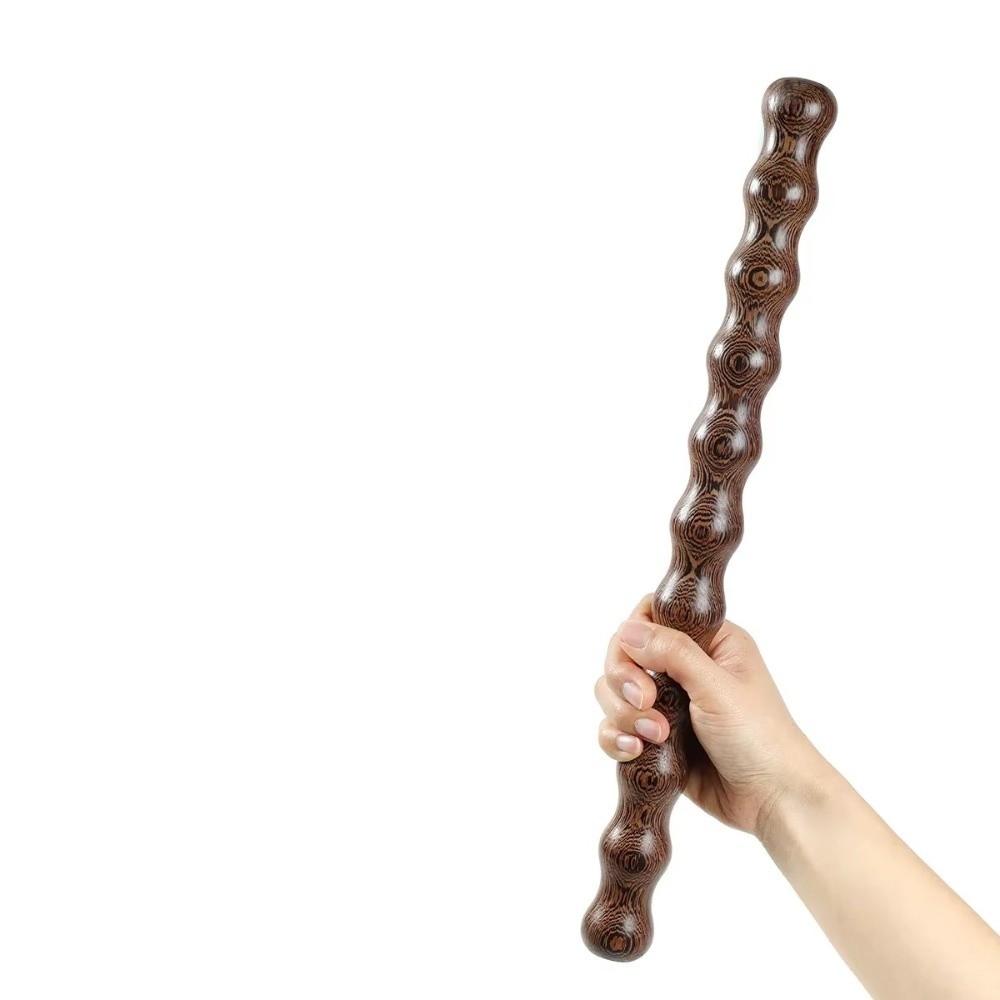 Body Shaping Chicken Wing Wood Massage Stick Relaxation Muscle Wooden Massage Roller Yoga