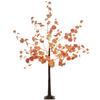 Tree Lamp 150 Cm with 245 LED Lights and Base Christmas Decoration for Indoors and Outdoors Orange