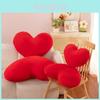 Heart Shape Plush Pillow With Pp Cotton Fill For Romantic Gift And Home Decor