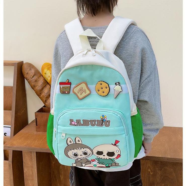 School BagsNew Labubu Children's Small  Cute Backpack Cartoon 3-10 Year Old Children's Backpack CLE