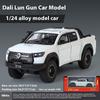 1/24 Scale Great Wall Motor GWM Cannon POER Off Road SUV Alloy Diecast Car Model Sound & Light Boutique Decorative Interior Decoration