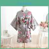 Luxurious Women Flower Silk Satin Robes Ideal For Bridal Wedding And Bridesmaid Gowns