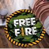 Free Fire Circular Rug - Office Decorative Carpet For Living Room Bedroom Door Mat Floor Rug Computer Chair Area Rug
