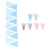 Pennant Wedding Room Children\'s Room Birthday Party Dress Up Supplies Wavy Pull Flag Pennant Bunting