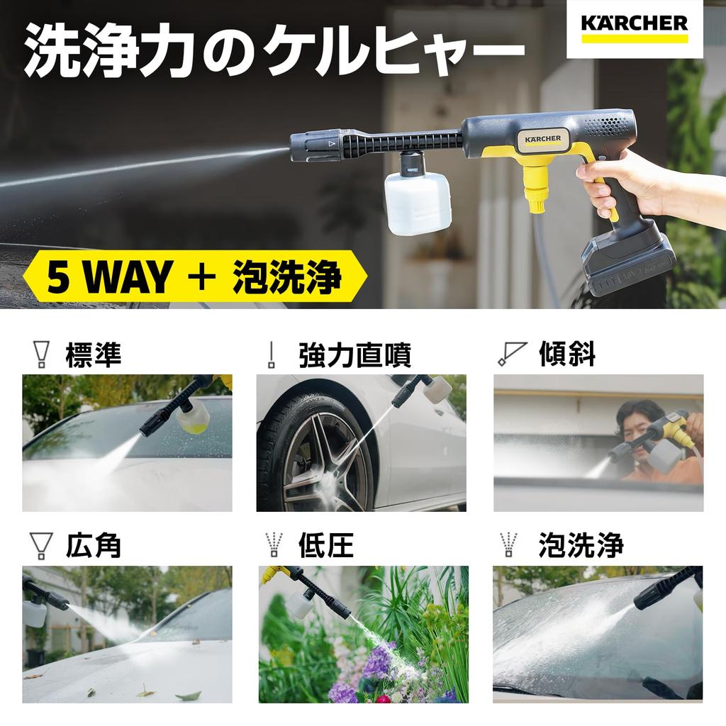 Karcher OC 5 Handy CB Cordless Rechargeable or higher No Water Connection Durable Safety Slim Compatible with PET Easy and Suitable for Car and