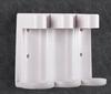 Wall Hanging Plastic Hotel Shower Mount Holder Triple Shower Gel Bottle Shower Bottle  Shampoo Bottle Holder