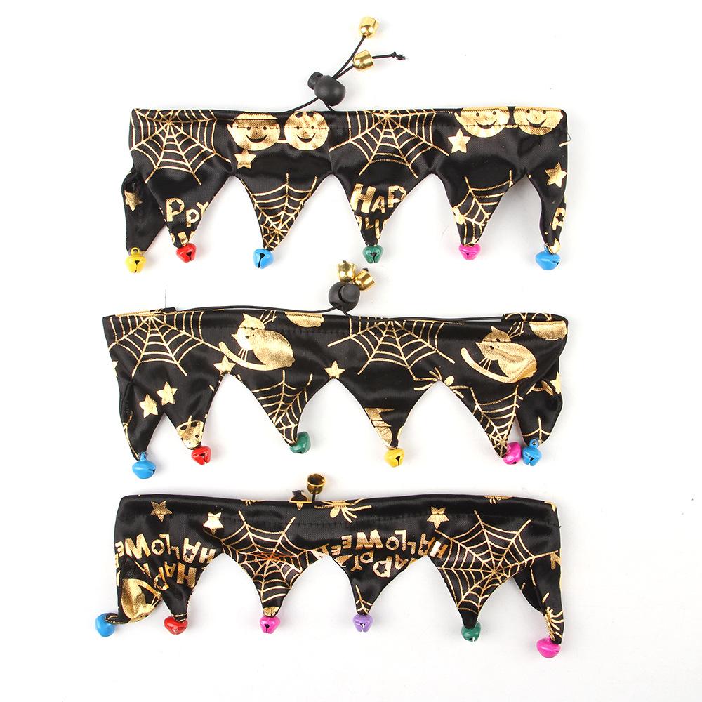 Halloween Hat Scarf Set Skull Pattern Cat Cape Hat Set Accessories