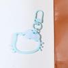 Creative Cartoon Kitty Bow Keychain Pendant, Cute Bag Decoration, Small Gift Accessories for Women