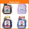 Kids Nylon School Backpack With Cartoon Pattern And Comfortable Back Support For Preschool
