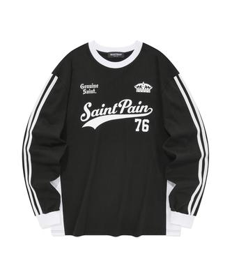 SAINTPAIN Sp Team League Line Long Sleeve T-Shirt - Black