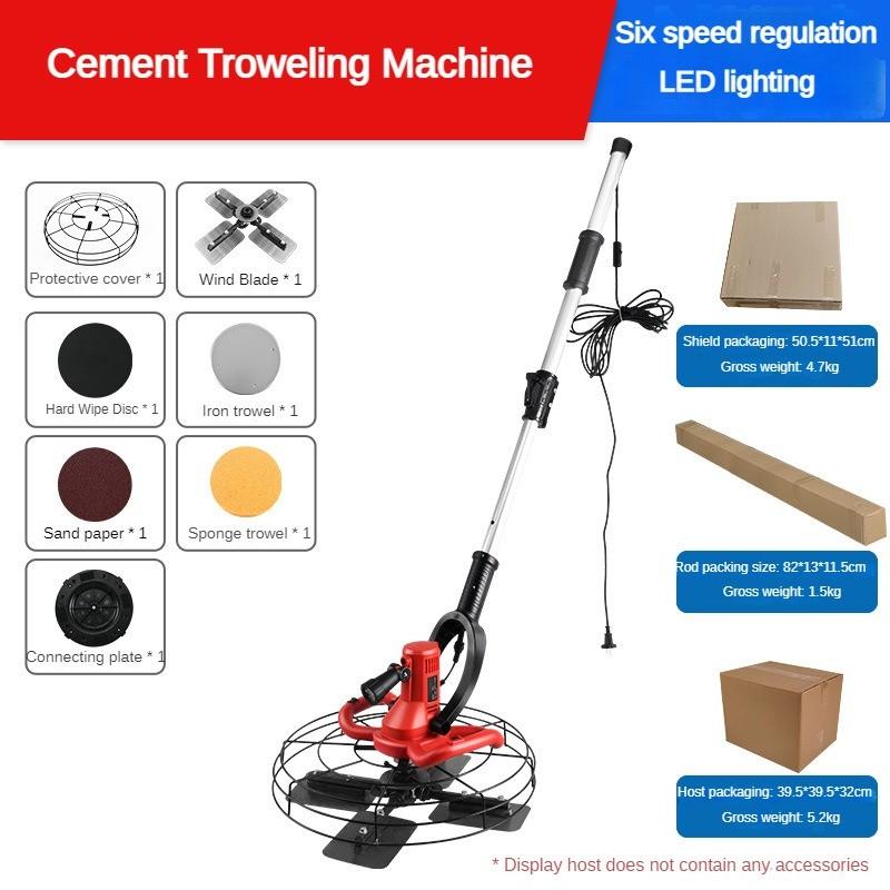 High Power Electric Plastering Machine Cement Concrete Troweling Machine  Multi Functional  Road Surface Finishing Equipment