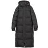 Winter new super long thickened black over-knee down jacket for women, couples, Chinese drama art test, plus size coat for men