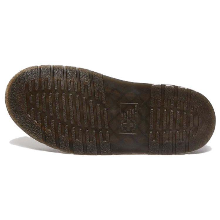Dr. Martens Leather Versatile Comfortable Casual Shoes Women Shoes Gray 31386059