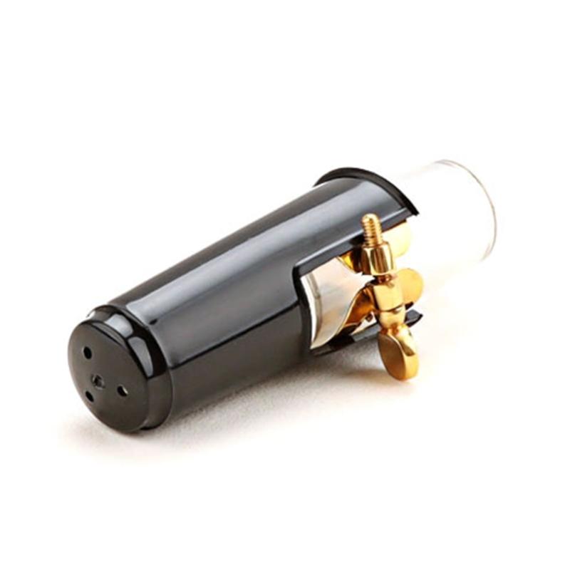 Alto Saxophone Plastic Mouthpiece Kit Includes Plastic Cap Metal Buckle Reed Pads Musical Instrument Replacement Parts