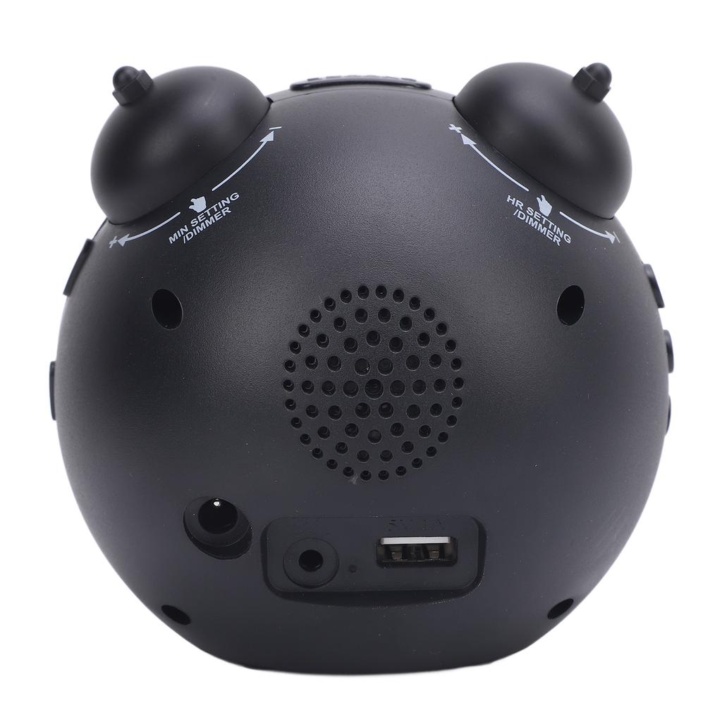 Extra lauter Wecker mit Bettvibrator, einstellbare Lautstärke, einfach einzustellen, vibrierender Bett-Rüttelwecker für Tiefschläfer