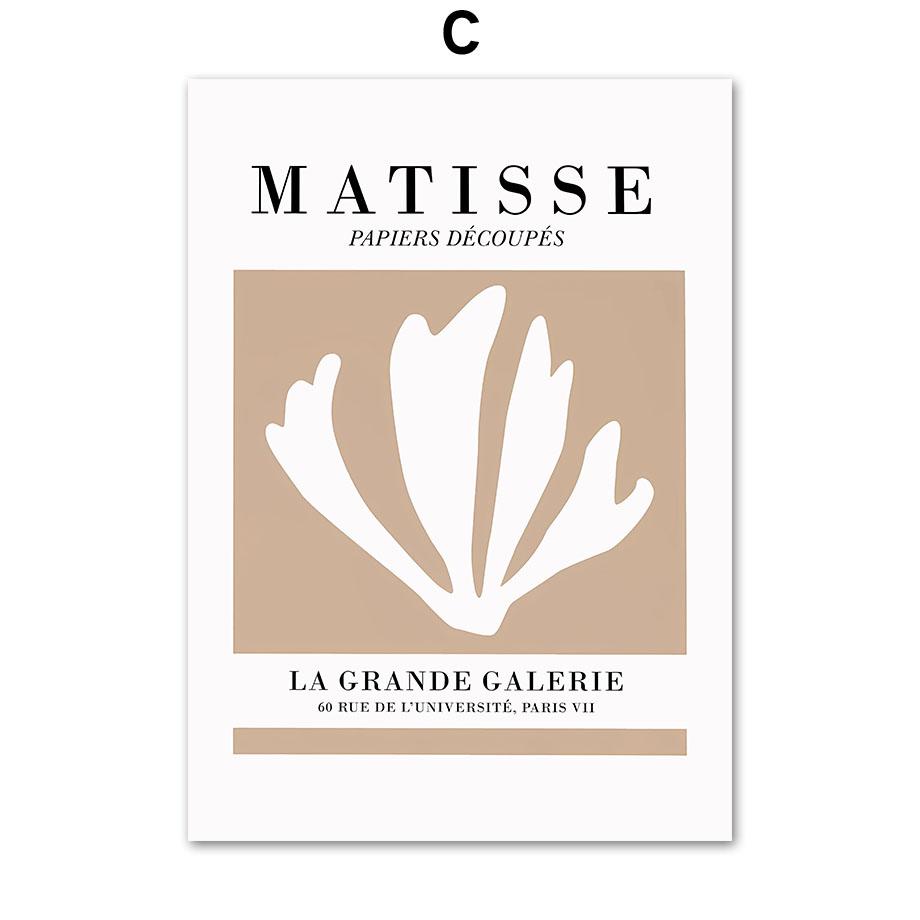 Neutral Boho Henri Matisse Rainbow Sunrise Leaf Wall Art Canvas Painting Posters And Prints Wall Pictures For Living Room Decor
