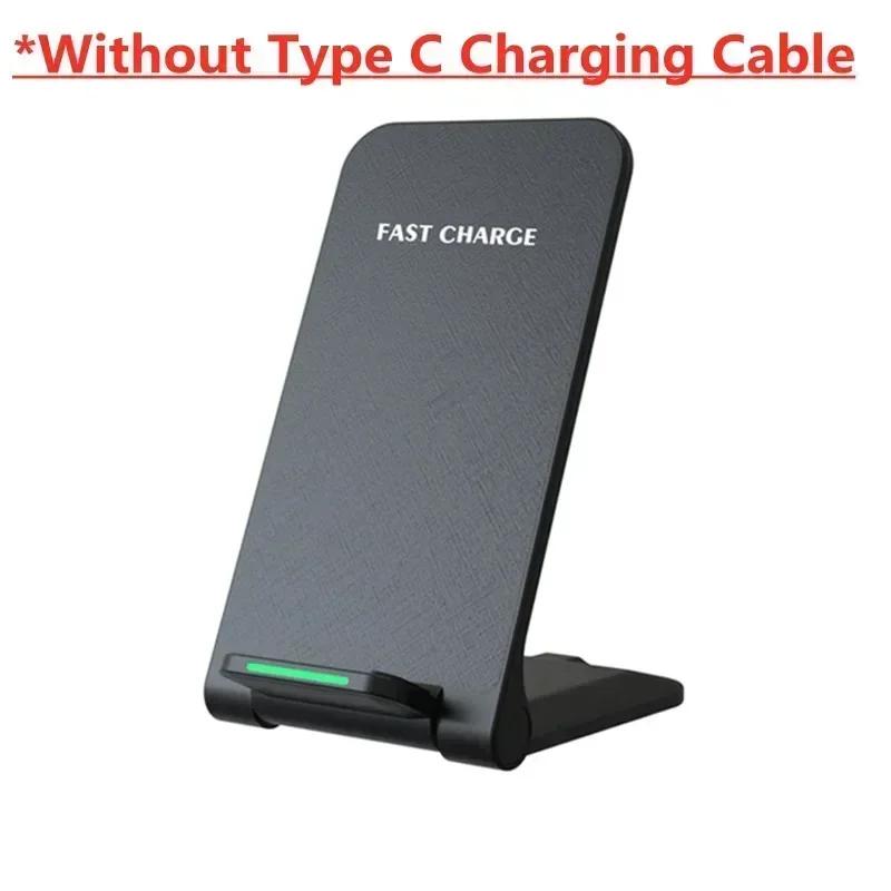 Wireless Charger Desktop Stand For iPhone 11 12 13 14 15 16 X Pro Max Samsung S24 S23 S22 Xiaomi Fast Wireless Charging Station