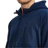Under Armour Solid Color Hooded Fleece Pullover Sweatshirt Men Sweatshirt Navy 1378981-408