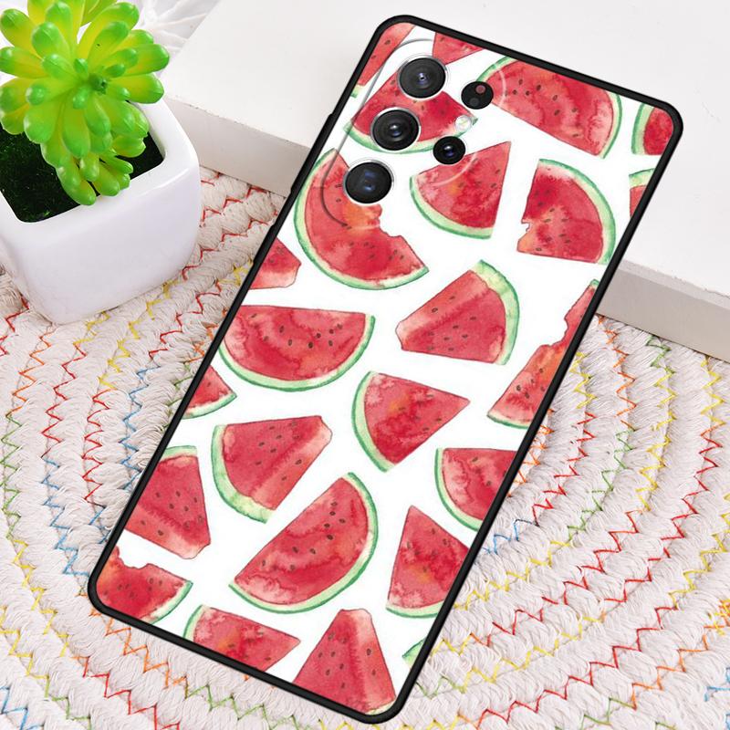 Summer Fruit Watermelon TPU Phone Case For Samsung Galaxy note 10 pro S26 S25 S24 S23 S22 Ultra Plus S21 FE S20 Shockproof Cover