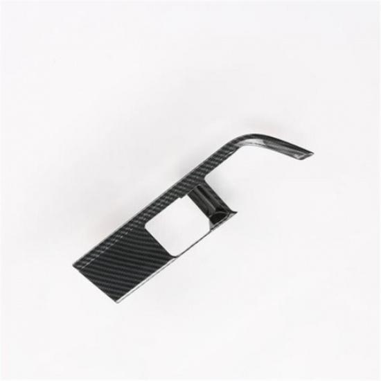 Carbon Fiber Car Headlight Button Switch Cover Trim For Kia Sportage 2022-2024