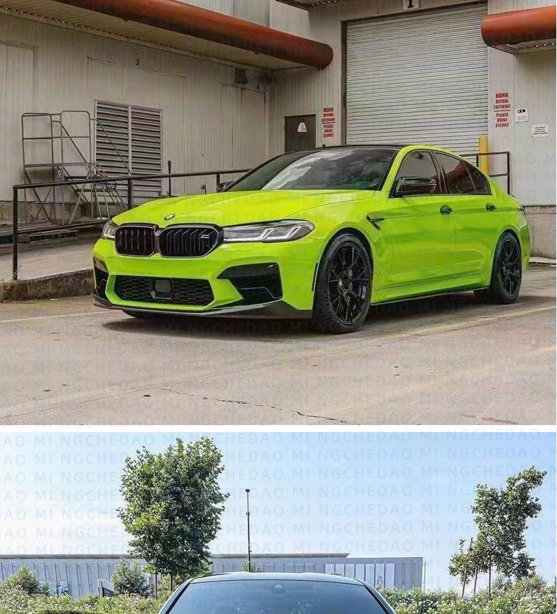 BMW M5 F90 MP Carbon Fiber Front Lip & Shovel Body Kit