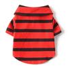 Striped Polo Collar Shirt for Cats and Dogs (Spring/Fall) - Fits Breeds like Teddy, Bichon, Pomeranian