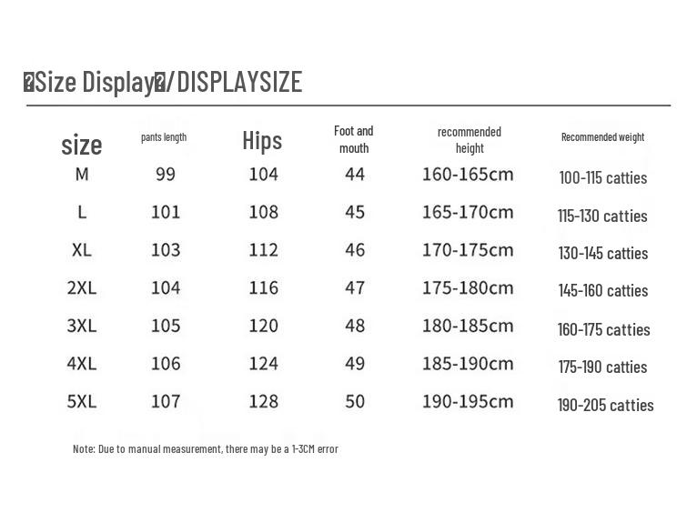 Men's Cotton American Style Loose Straight-Leg Casual Pants