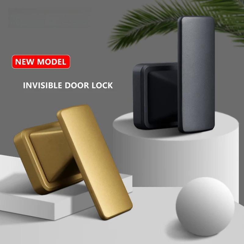 Innentür Verstecktes einseitiges Schloss Hintergrundwand Türgriff Verstecktes Schloss Neues unsichtbares Türschloss