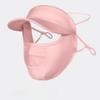 Cycling Mask Breathable Summer Sun Protection Hat Ice Silk Face Mask UV Proof Cooling Coverage for Outdoor Cycling Sports Hats