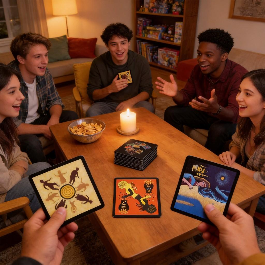 Set Gioco di Carte Licantropi Con 24 Carte Per Divertimento in Famiglia e Sviluppo dell'Intelligenza
