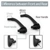 Black Beige Gray Car Front Rear Interior Inner Door Pull Carrier Covers Handles Trim For Mercedes Benz W203 C-Class