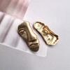 6pcs/lot Personalized Half Face Metal Buttons DIY Shanked Men's Clothing Button 23MM