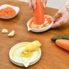 1 Pc White Ceramic Garlic and Ginger Grater Plate for Potato Mash, Vegetable and Fruit Puree, Manual Grinding Dish