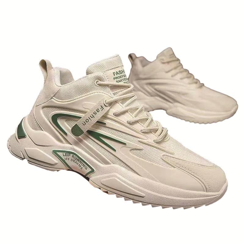 New Trendy Men's Shoes, Four-season Breathable Casual Sports Single Shoes, Lace-up Sports Shoes, Lightweight Soft-soled Shoes