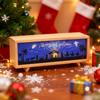 Nativity Scene Lantern LED Decorative Lamp Wood Christmas Decorations Nativity Scene For Mantel Bedside Table Living Room