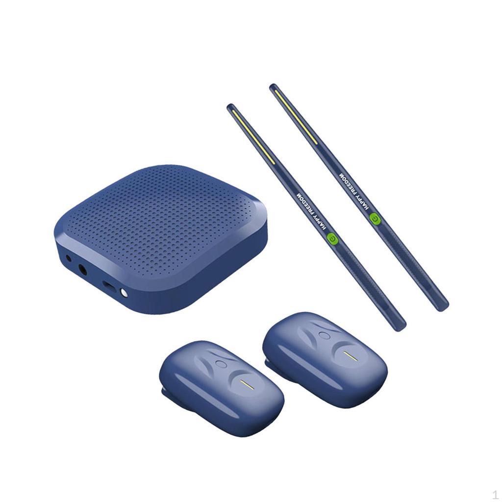 with Drumsticks, Electric Set, Somatosensory Drum Kits, Electronic Portable Set
