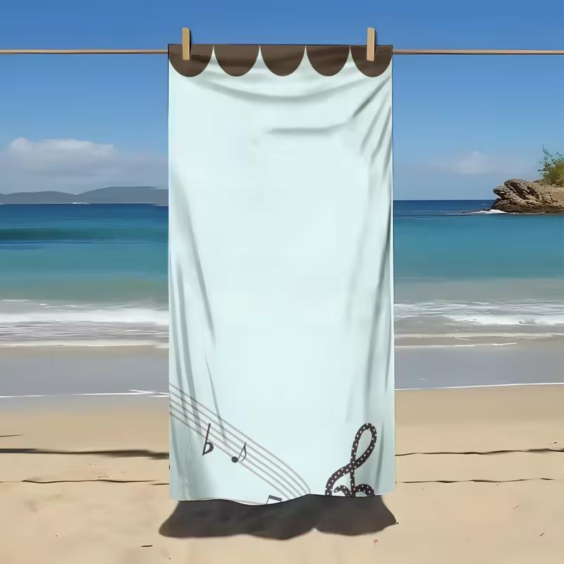 Playful Patchwork Beach Towel Large Quick-Drying Towel Bright Whimsical Patchwork Quilt Design for Beach Pool Camping