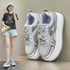 Fashion 2024 Women's Sneakers White Platform Woman Sports Sneakers Female Vulcanized Shoes Sneakers Casual Ladies  Plus Size 40