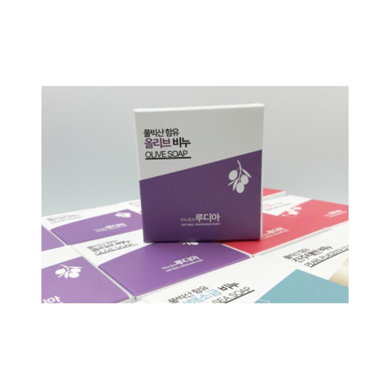 

2 sheets of Fulvic Acid Olive Soap, a handmade, activated oxygen-removing soap that cleanses freckles, blemishes, and skin toxins.